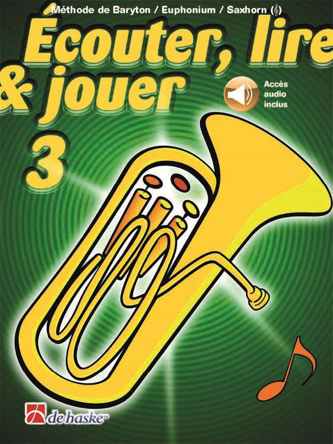 Écouter Lire Et Jouer Vol.3 Baritono Eufonio Saxhorn Chiave Di Sol