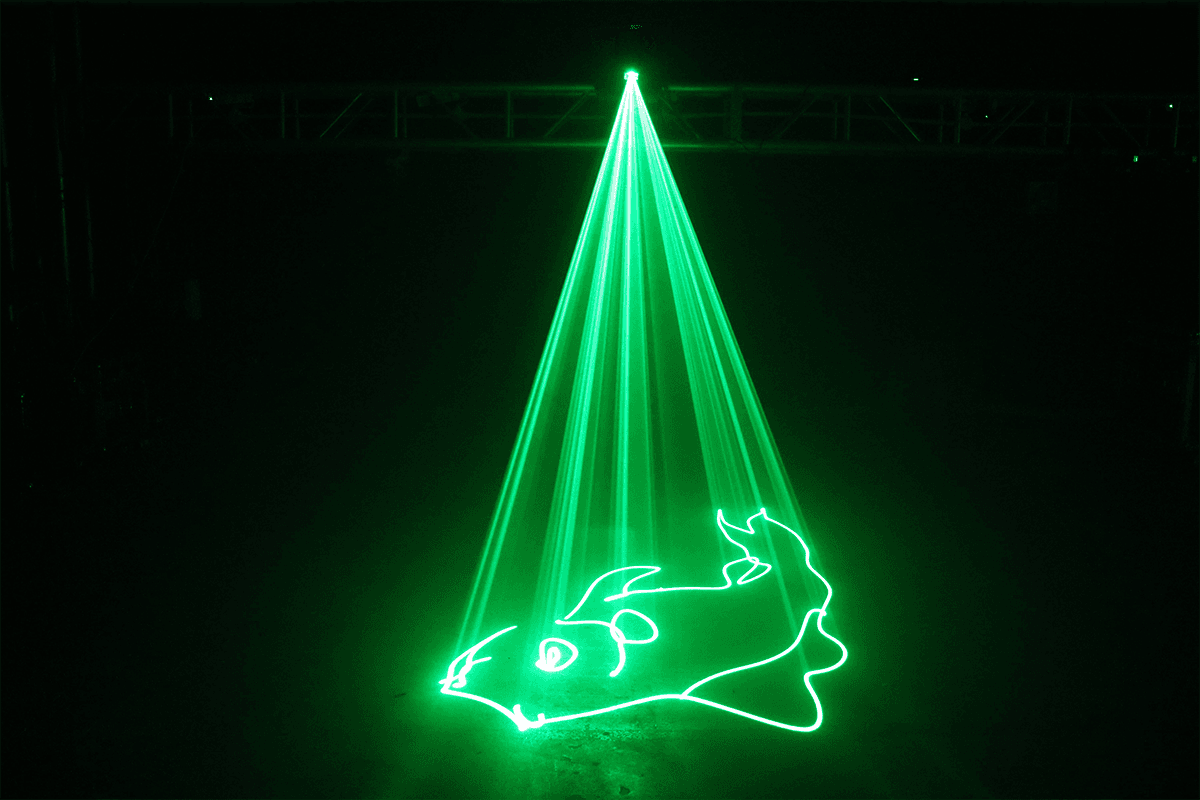 SPETTRO 80 VERDE - 80 MW MONOCROMATICO VERDE LASER