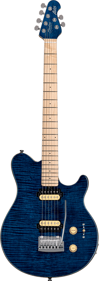 Axis Top in acero fiammato Neptune Blue