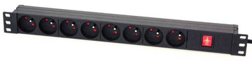 8-W LIGHTING BOX 19" CON RACK