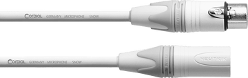 Cavo Microfonico XLR 10 M Bianco