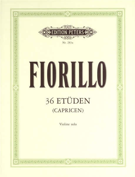 FIORILLO FEDERIGO - 36 STUDI (CAPRICCI) - VIOLINO