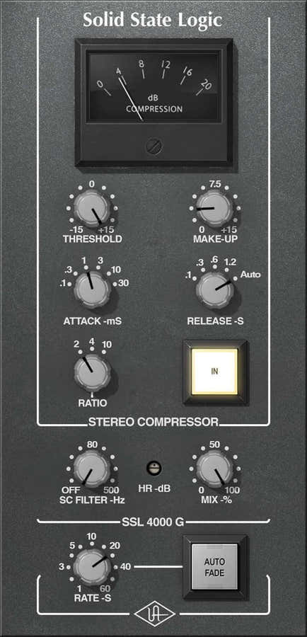 UAD SSL 4000 G Compressore di bus