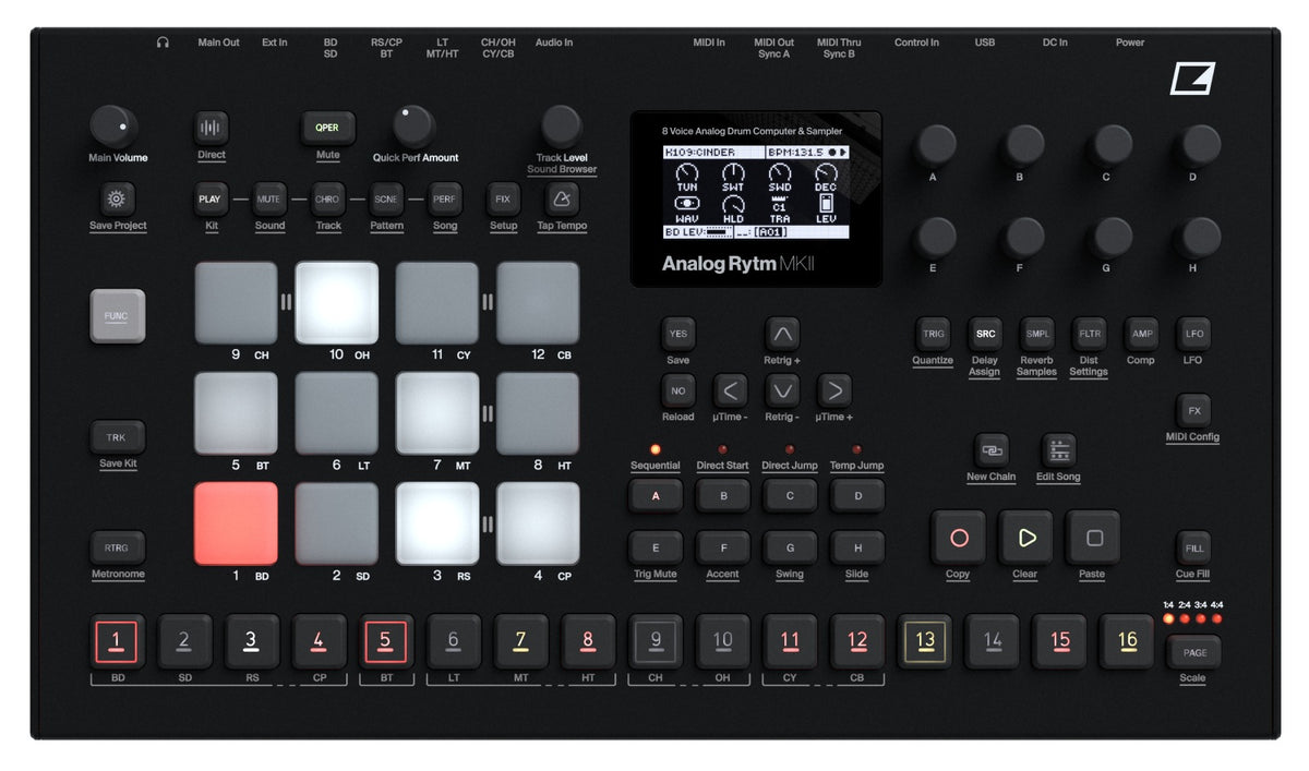 Elektron Analog Rytm MK2 Nero