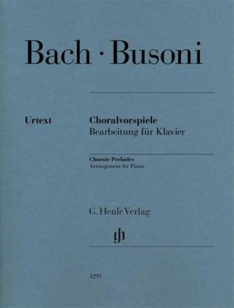 Bach J.S. - Busoni F. - Preludes De Chorals - Piano