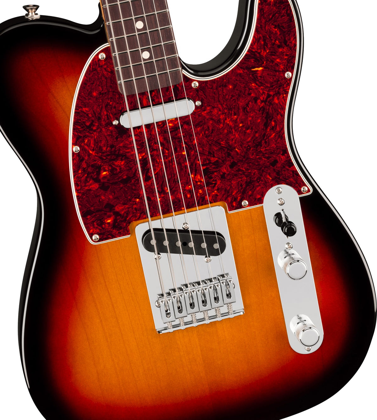 Telecaster 75 Anni Player II Baritone, RW Sunburst a 3 Colori