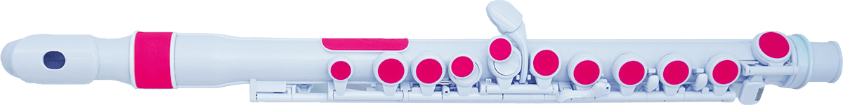 JFLUTE BIANCO E ROSA
