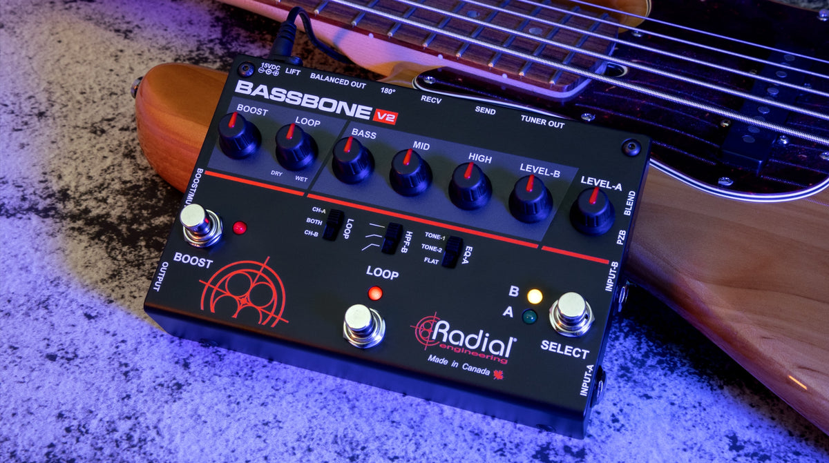 Preamplificatore per basso 2 Canali