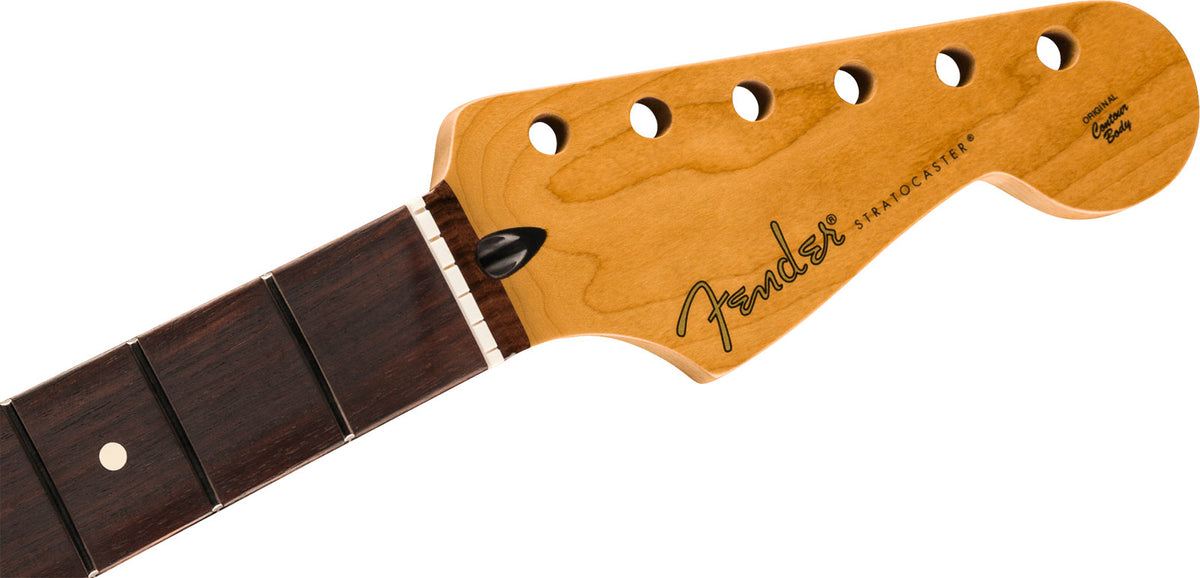 Satin Roasted Maple Fat Strat Neck, 22 Medium Jumbo , 9.5, RW, U Shape