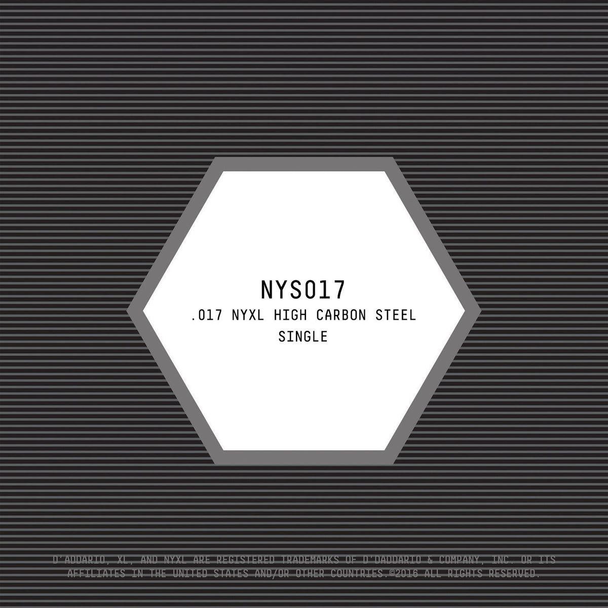 STRING ONLY FOR GUITAR NYS017 PURE STEEL .017