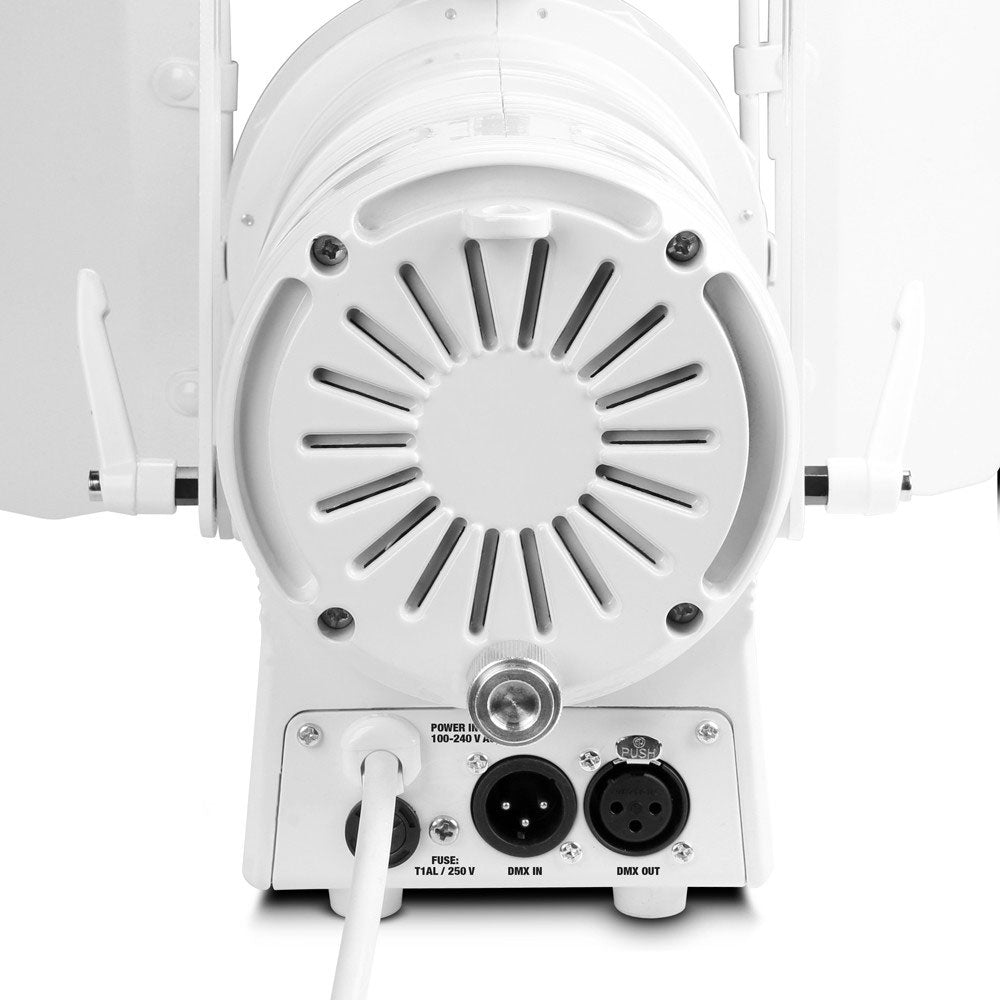 TS 40 WW WH - FARETTO DA TEATRO CON LENTE CONVESSA CONVESSA E LED BIANCO CALDO 40 W CUSTODIA BIANCA