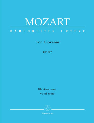 Moz W.A. - Don Giovanni Kv 527 - Riduzione vocale Canto Piano