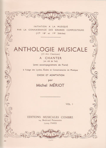 Meriot Michel - Anthologie Musicale Vol.1