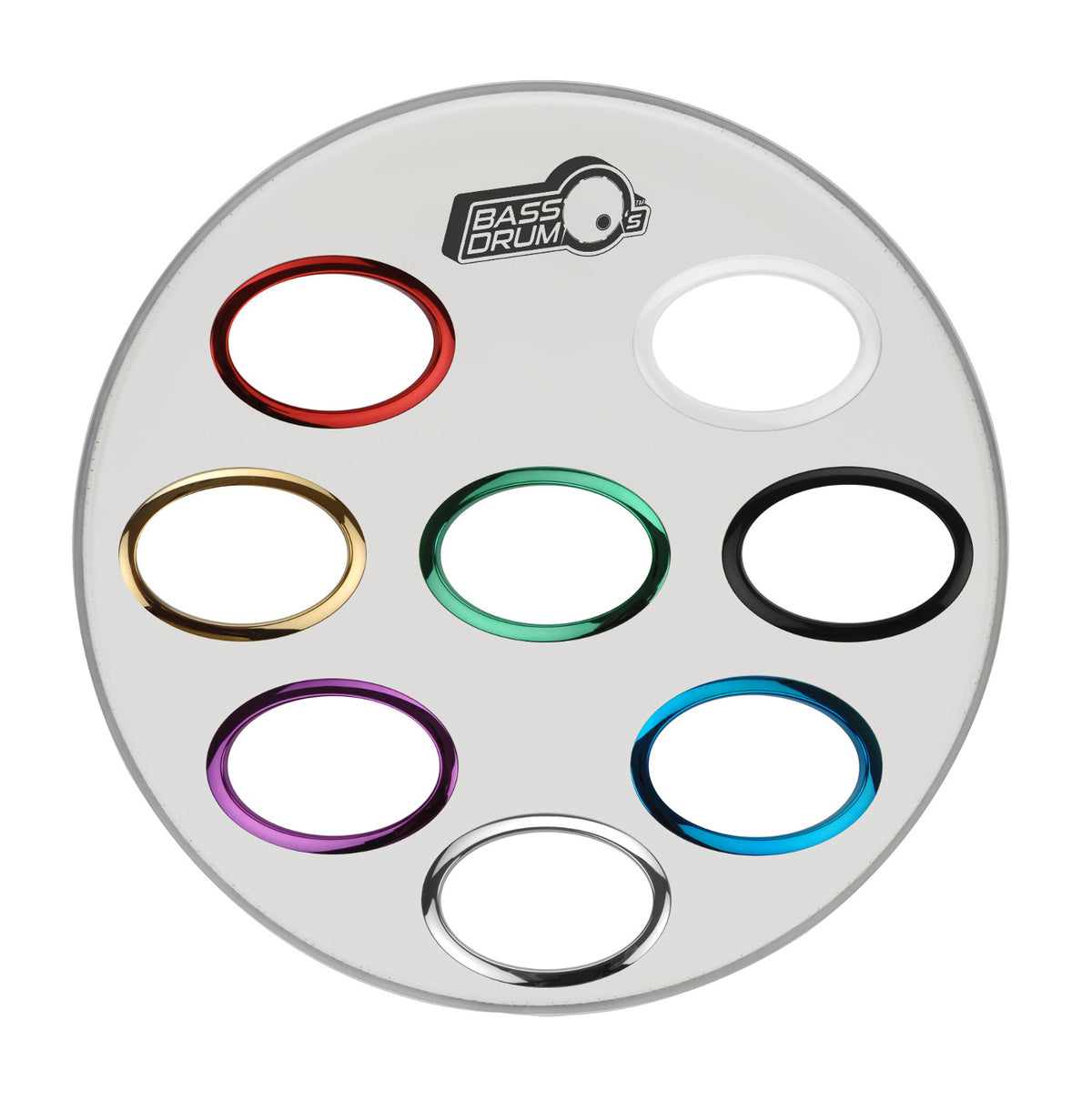 HOP6 - 6" OVAL PURPLE HOLE REINFORCEMENT SYSTEM