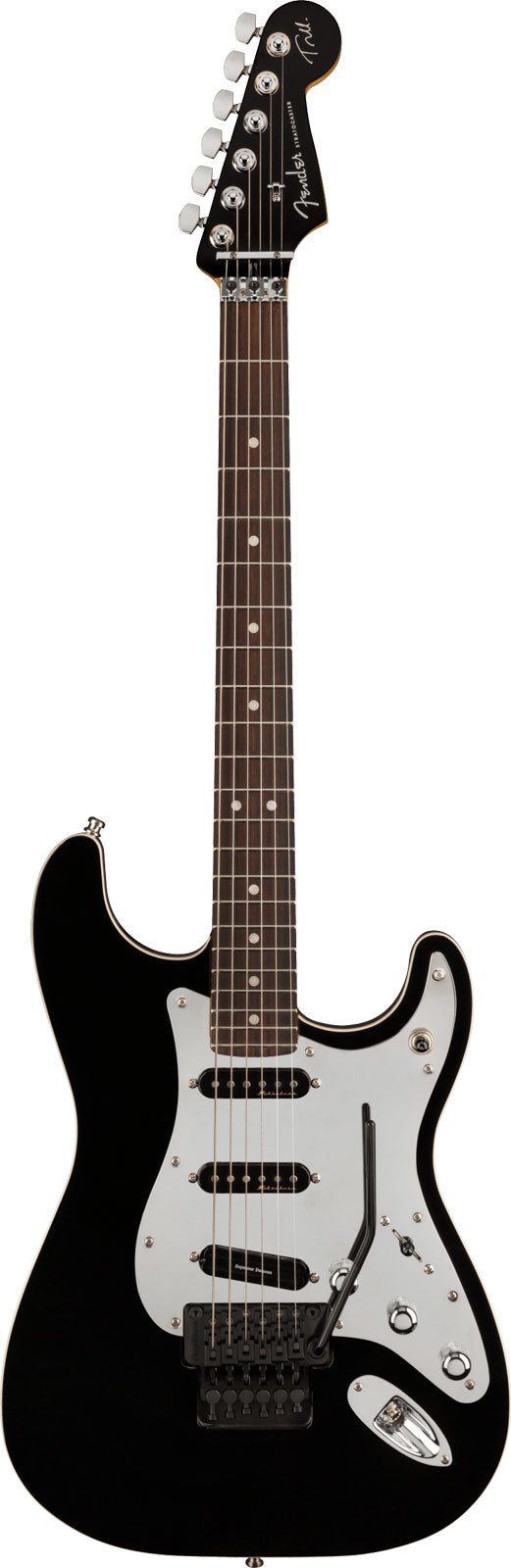 Stratocaster firmata Tom Morello RW Nero