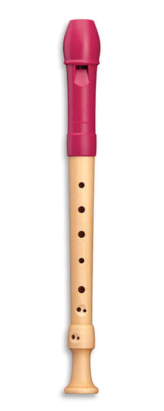 Soprano Fipple 17412 - Fucsia (Diteggiatura Barocca)