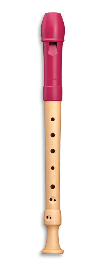 Soprano Fipple 17412 - Fucsia (Diteggiatura Barocca)