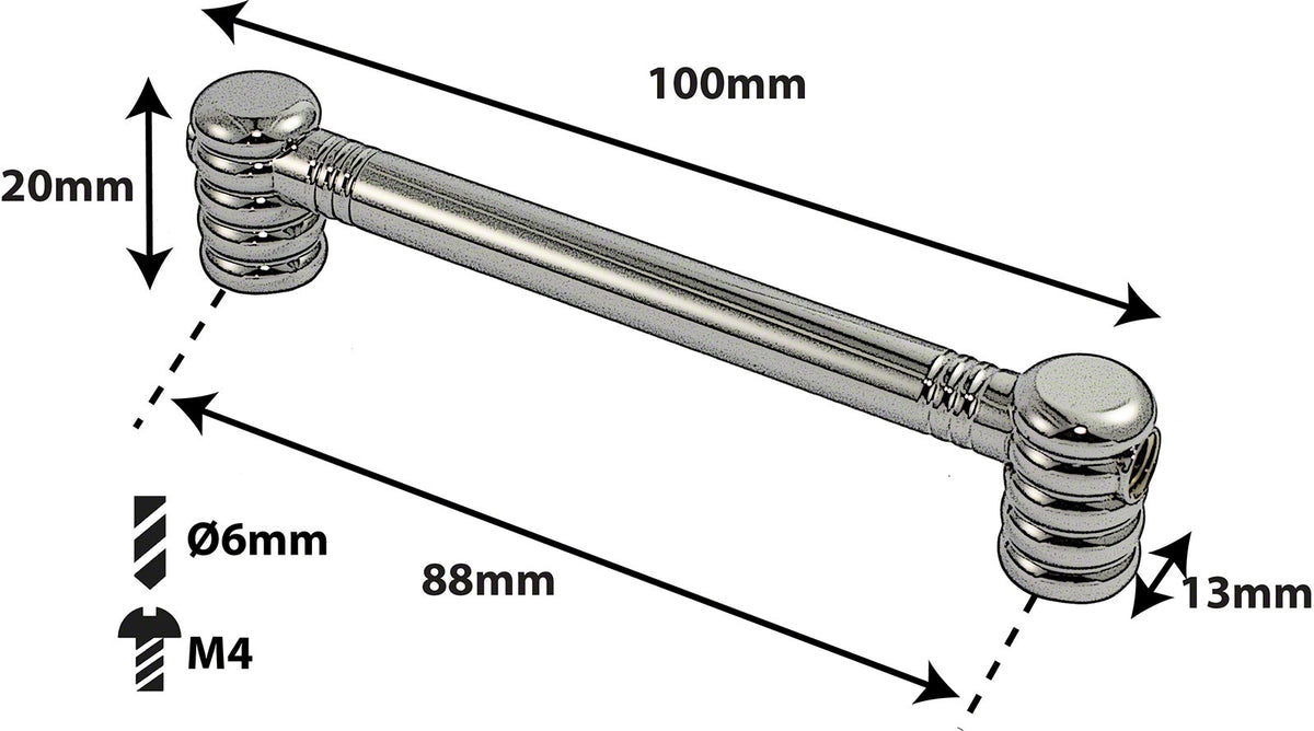 TL5D88 - BLOCCHETTO TUBO - 88MM - DOPPIO (X1)