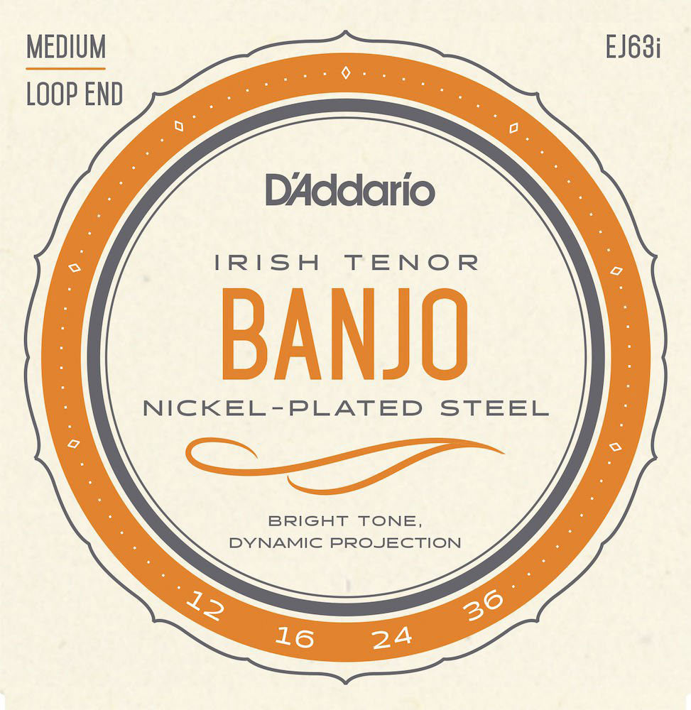 EJ63I Corde per Banjo Light Tenore Irlandese 12-36