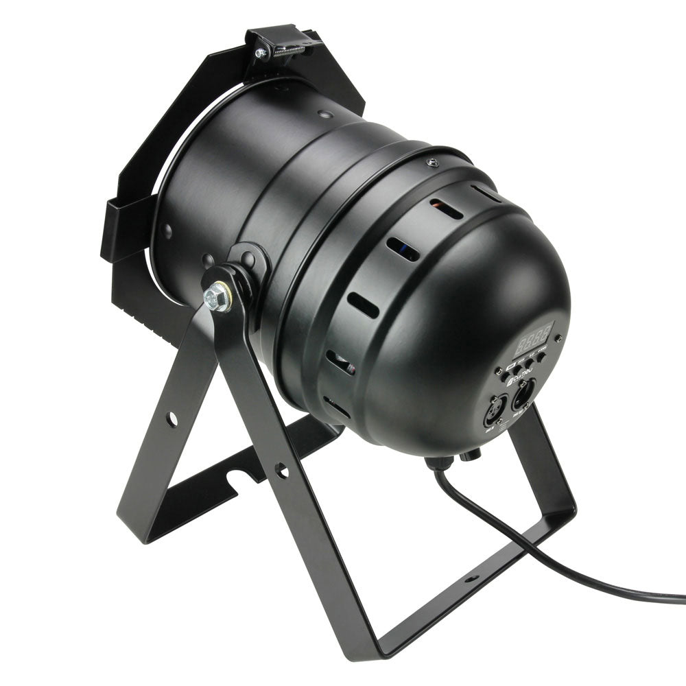 PAR 56 CAN 3W BS - Proiettore PAR a LED Tricolore (RGB) - 9 X 3 W - Struttura Nera