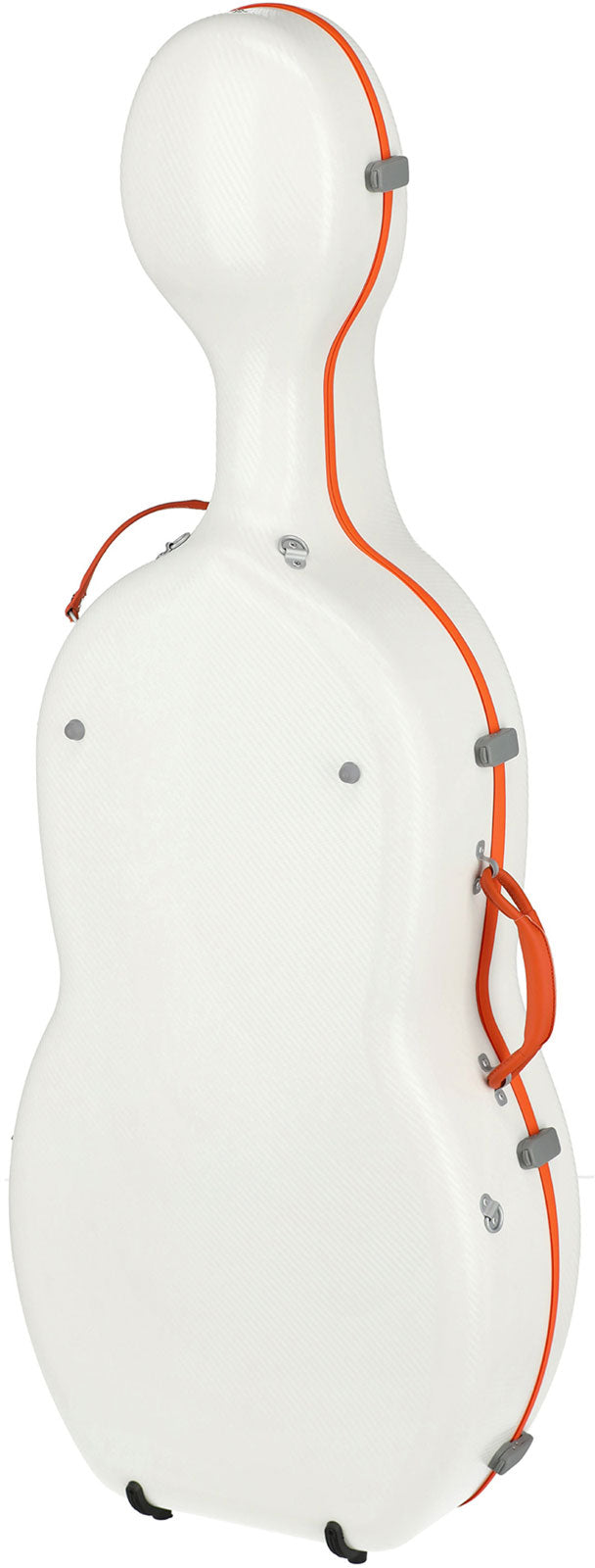 CELLO CASE POLYCARBONATE FUN 4/4 WHITE / ORANGE