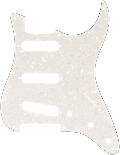 Battipenna per Strat SSS bianco perla
