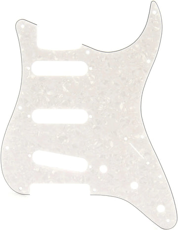 Battipenna per Strat SSS bianco perla