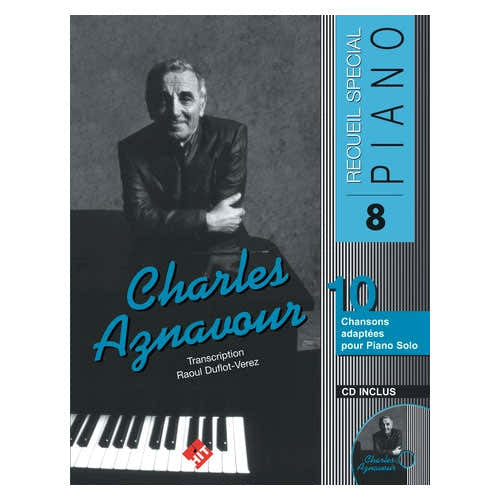 Aznavour Charles - Spécial Piano N°8 + CD - Pianoforte
