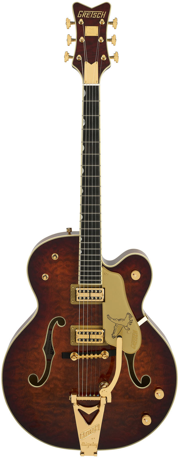 G6136TGQM-59 LTD Quilt Classic Falcon Bigsby Ebo Bagliore di forgia
