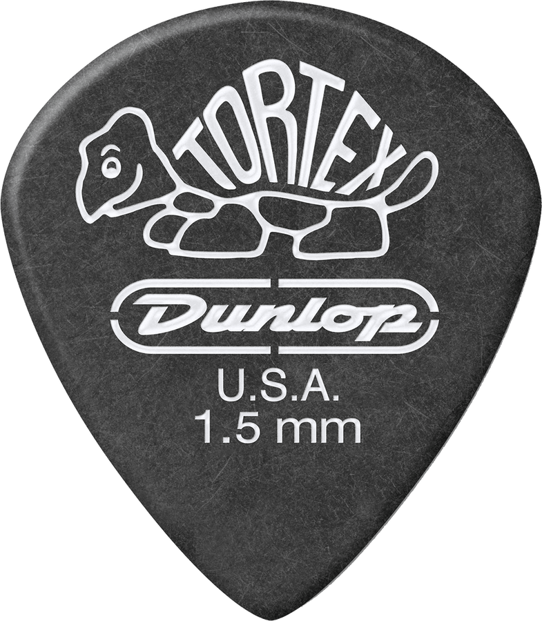 12 x 1,50mm Tortex Nero intenso Jazz III