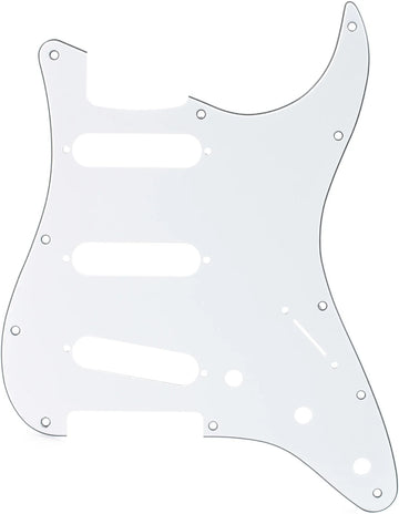 PICKGUARD STRAT SSS WHITE