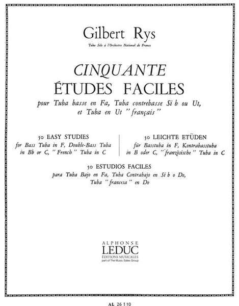 Gilbert Rys: 50 Etudes faciles