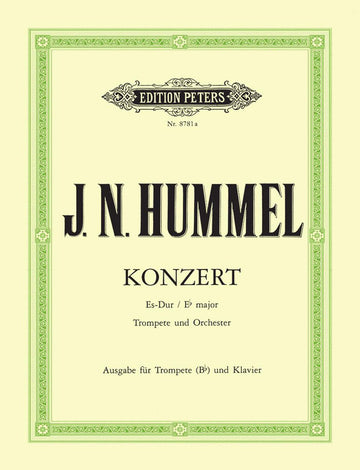 Hummel Johann Nepomuk - Trumpet Concerto - Trumpet And Piano