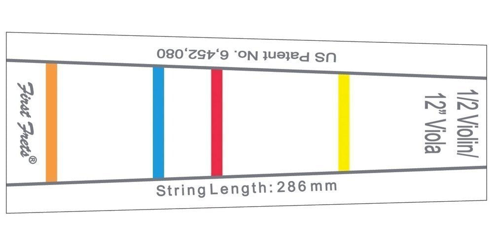 Gewa Segnaposizioni Per Tastiera First Fret 33 MM Per Violino 3/4 E Viola 33 CM (13")