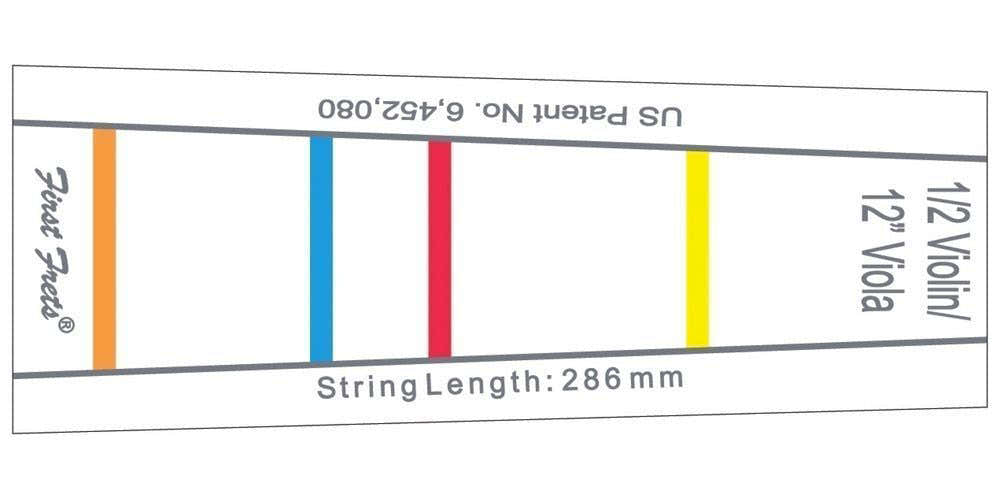 Segnaposizioni Per Tastiera First Fret 33 MM Per Violino 3/4 E Viola 33 CM (13")