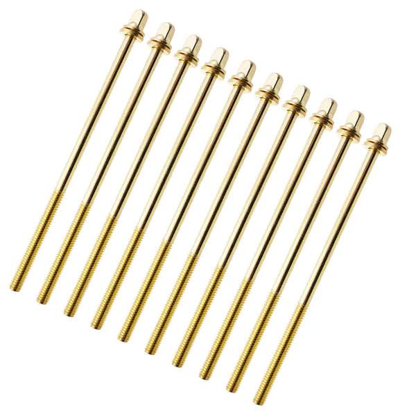 Sparedrum Tirante 115mm Dorato Con Rondella - Filettatura 7/32" (X10)
