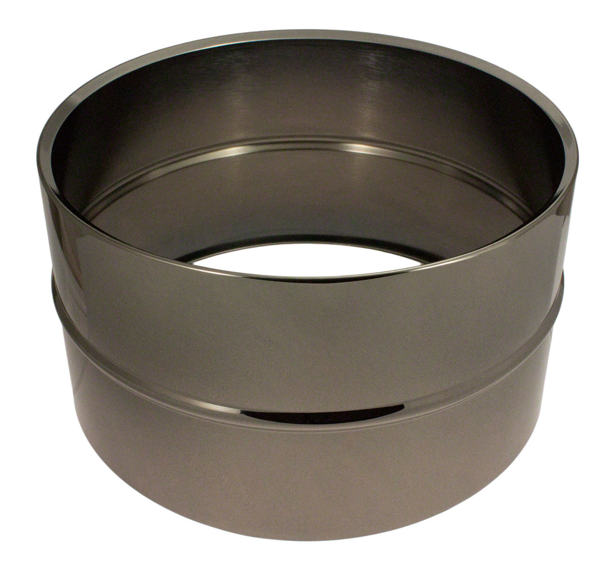 14X8 Fusto In Ottone Nichelato Nero (ottone)