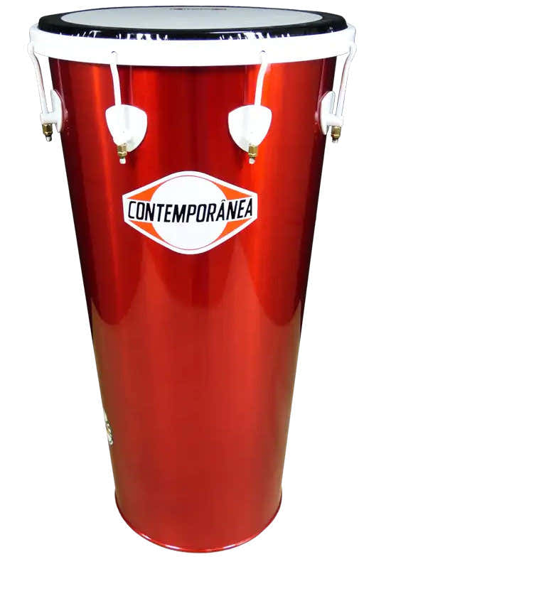 Timbal 14" x 70cm alluminio - 8 tiranti - Edizione Rossa ALEGRIA - Pro