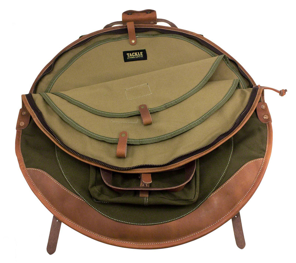 22" BACKPACK CYMBAL CASE - FOREST GREEN