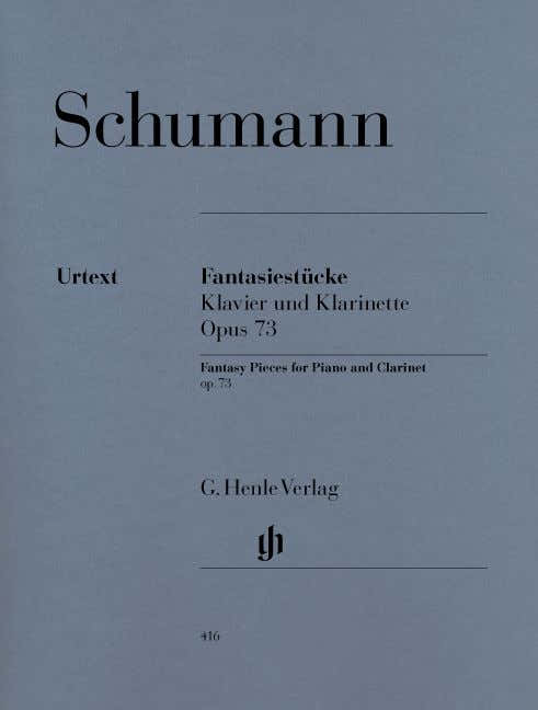 Schumann R. - Pezzi fantastici per pianoforte e clarinetto (o violino o violoncello) Op. 73