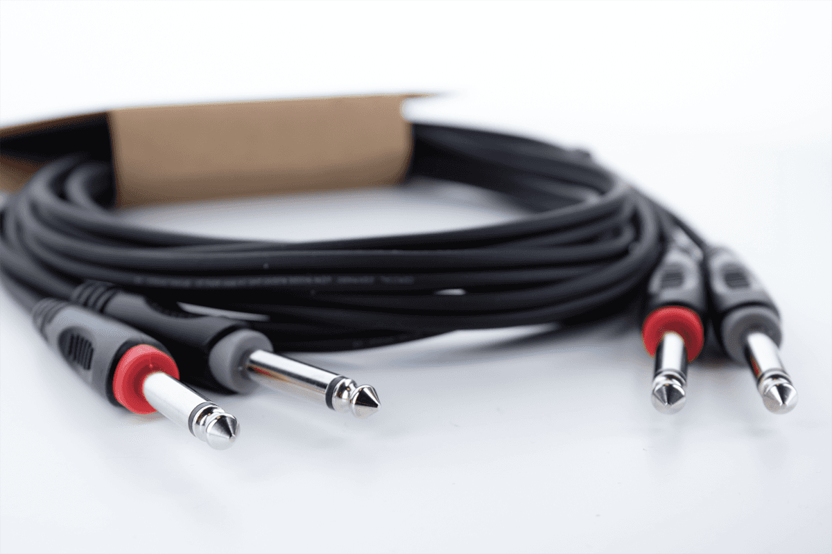 Cavo Audio Doppio Jack Mono 3 M