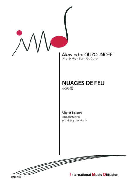 Imd Arpeges Ouzounoff Alexandre - Nuages De Feu - Alto & Basson