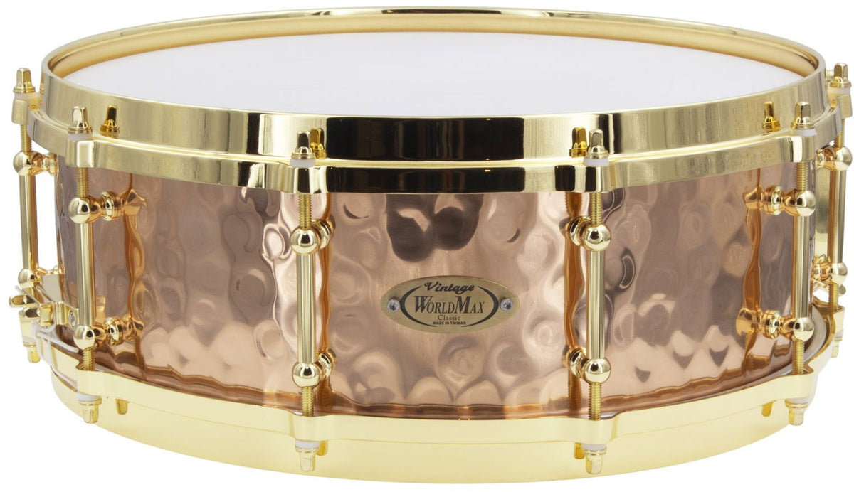 BZH-5014DHBR - Rullante 14" x 5" - Fusto in Bronzo Martellato - Cerchio Presso fuso