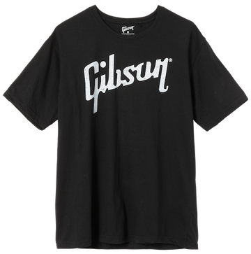 "L" T-shirt Lifestyle con logo Gibson effetto usato nero