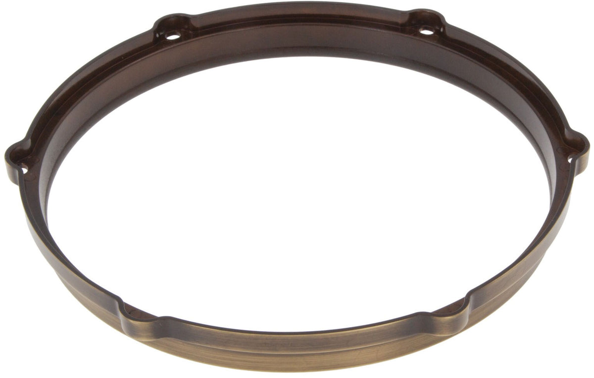Hdc3-10-6Vbb 10" 6 Holes Black 3Mm Die Cast Drum Hoop Vintage Brushed Brass