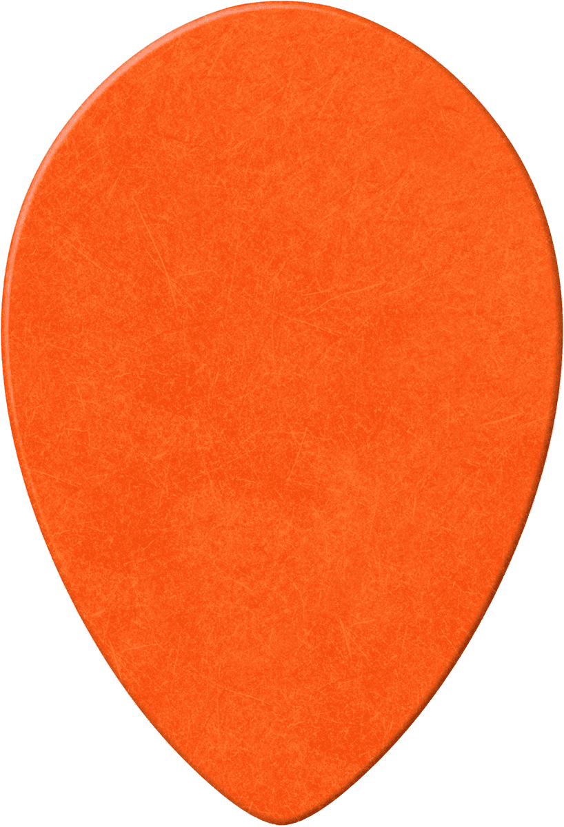 36 x 0,60mm Tortex Small Teardrop Orange