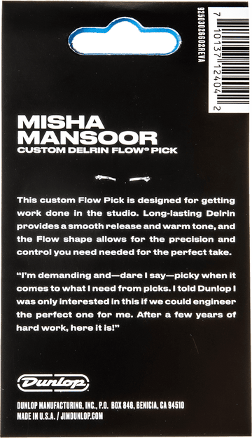 6 x 0,73mm Misha Mansoor Delrin Flow