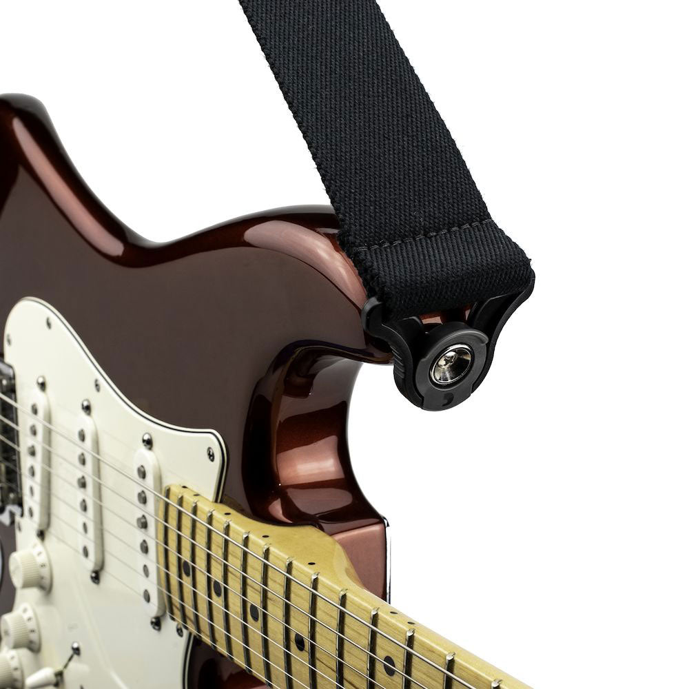 Tracolla per chitarra con blocco automatico Skater Black