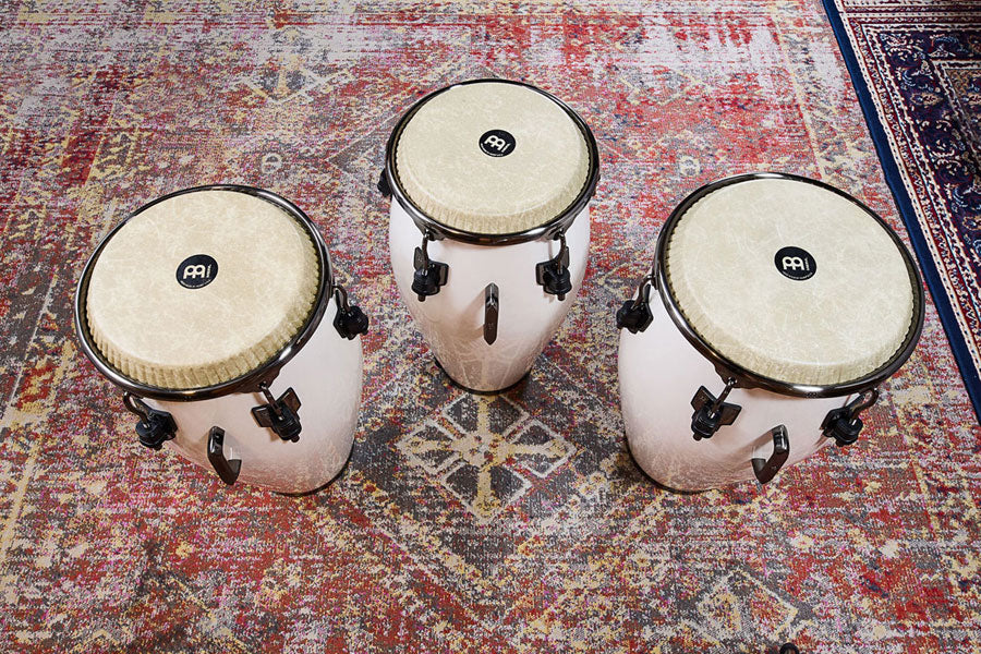Artist Series Roberto Serrano Conga 11 3/4" /REMO® Fiberskyn Heads - Pearl White