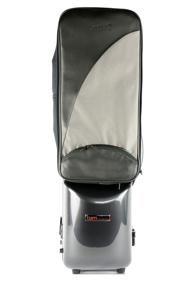 Custodia Clarinetto Basso in Do Hightech + Custodia 2 Clarinetti Sib/La - Nero Carbonio